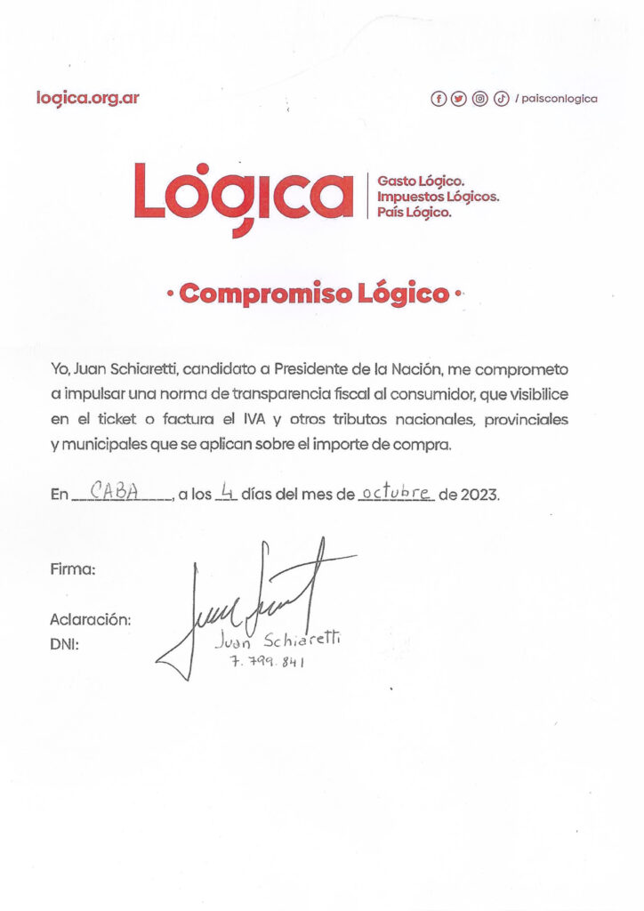 Firma Juan Schiaretti